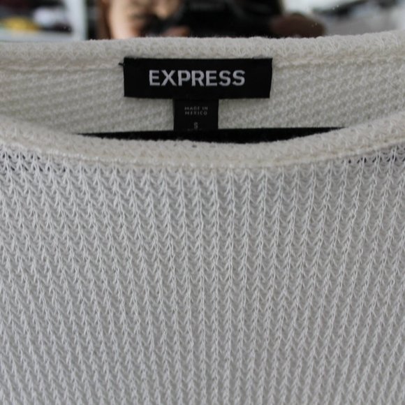 Express White Tie back Top, Sz. S - Picture 7 of 8